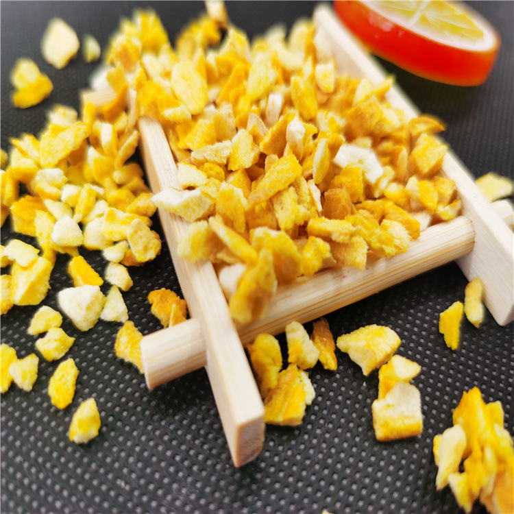 芒果粒现货批发冻干芒果粒fd芒果蛋糕烘焙原料即食芒果碎散装