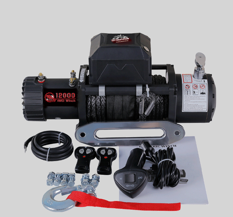 opr电动绞盘厂家批发13500磅电动绞盘越野车汽车绞盘车载电动绞盘