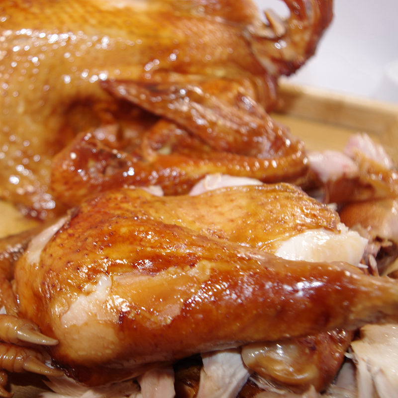 芥末鸡潍坊山东潍坊特产特色整只芥末鸡30天烧鸡整鸡卤味熟食小吃