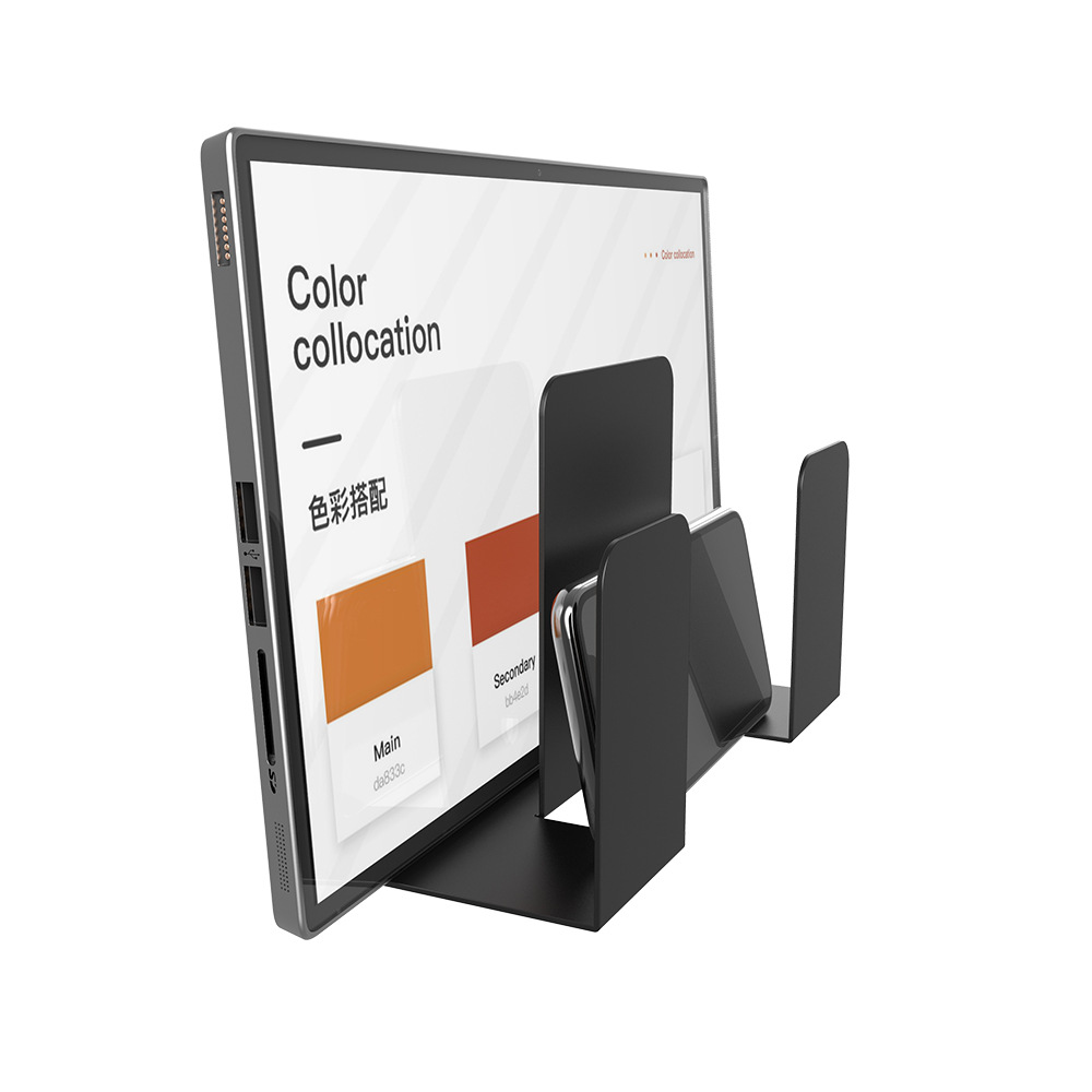 通用笔记本电脑壁挂收纳支架路由器墙壁支架键盘墙壁支架