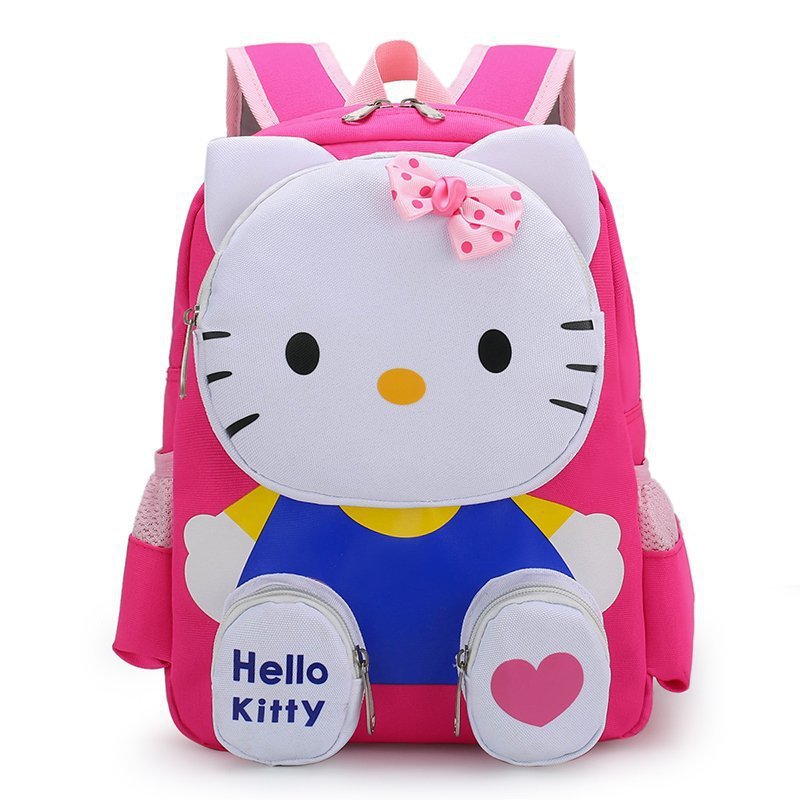 Primary School Student Schoolbag Year 12 Kindergarten Intermediate and Advanced Kindergarten Classes Boys and Girls Cartoon Style Backpack Cross-Border Wholesale