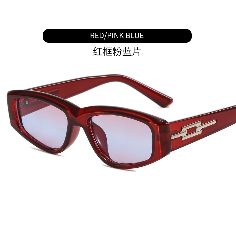  Small Square Box Sunglasses Candy-Colored Sunglasses Trendy Disco Sun Glasses Ins