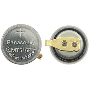 手表机芯配件 mt516f光动能电池 带铜脚 295-7630太阳能充电电池