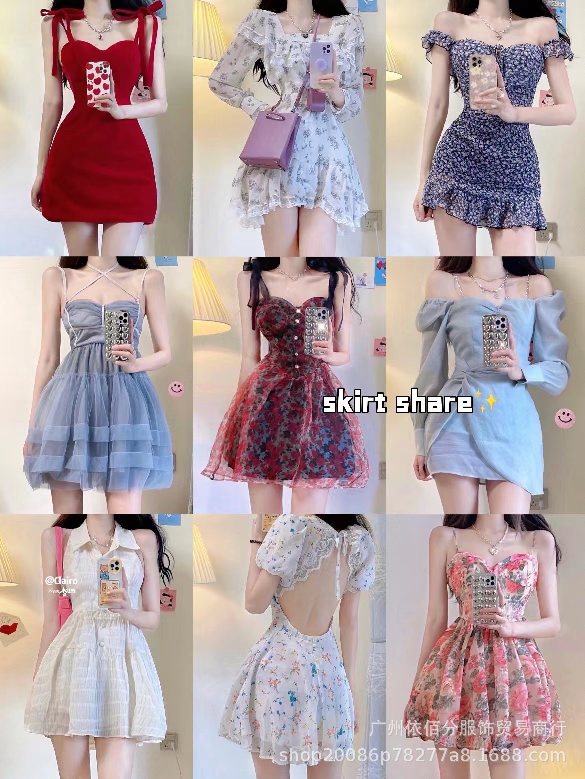 女装连衣裙2022夏季新款网红性感辣妹爆款雪纺裙子外贸地摊批发