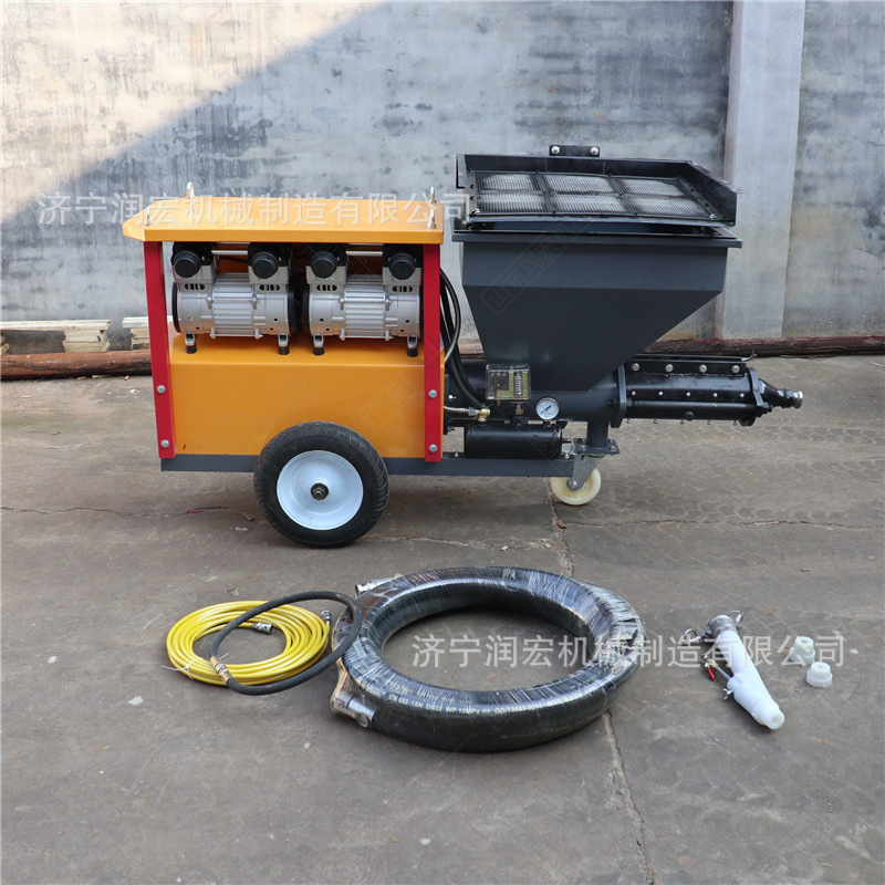 砂浆喷涂机抹墙抹灰机小型德式喷涂机 多功能911型自动粉墙设备