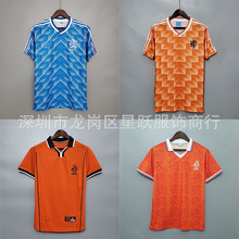 荷L队复古足球服球衣Holland Netherlands retro shirt jersey