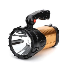大功率高亮度远射探照灯可充电应急救援强光户外防水led手提灯10W