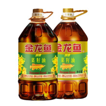 代发包邮金龙鱼醇香菜籽油5升家用商用食用油压榨植物油桶装菜油