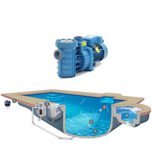 AQUA爱克泳池水泵 ABS游泳池塑料水泵含毛发收集器过滤器沙缸水泵
