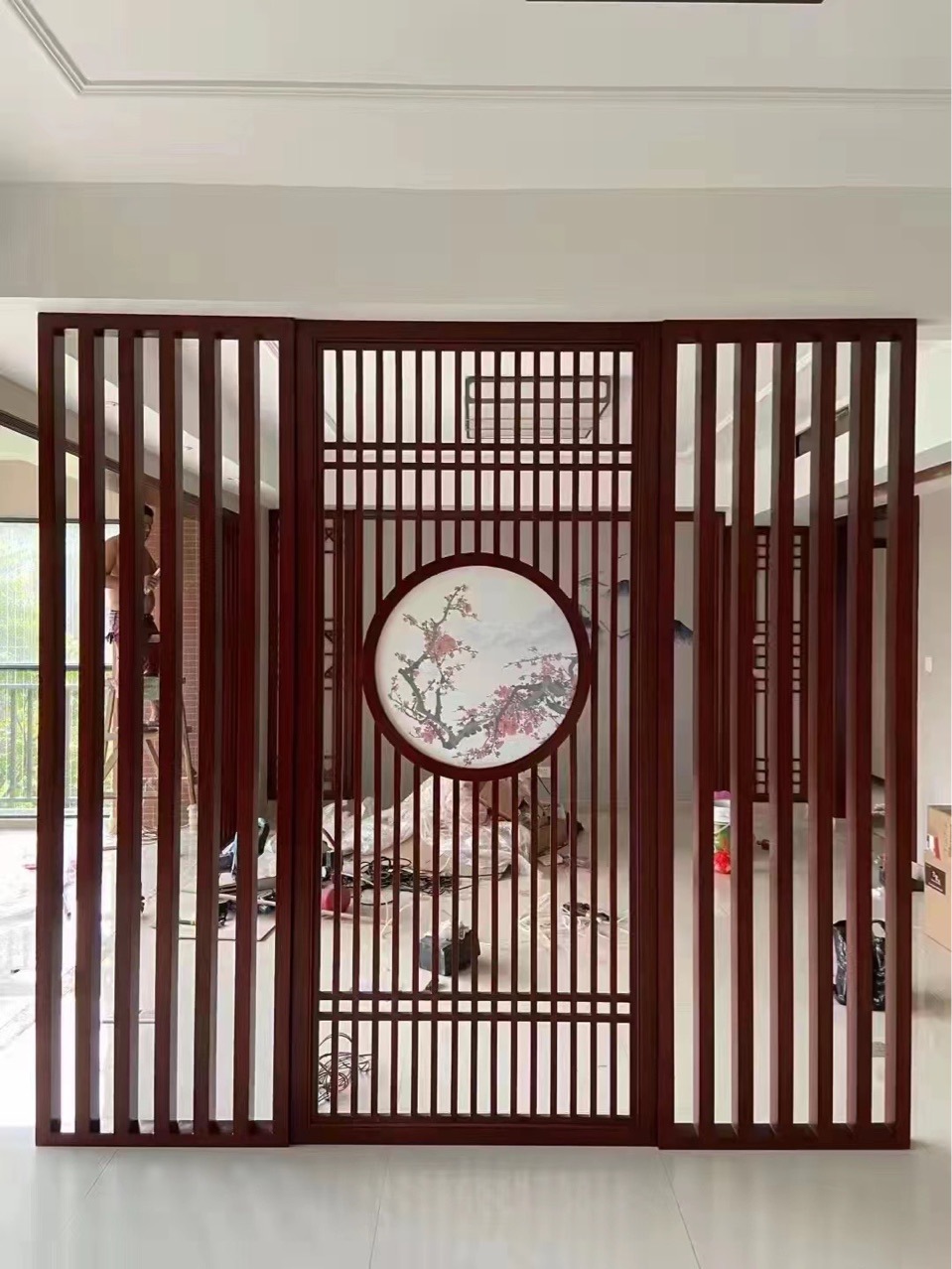 0成交48件源头工厂实木格栅中式屏风玄关隔断柜仿古门窗花格客厅屏风