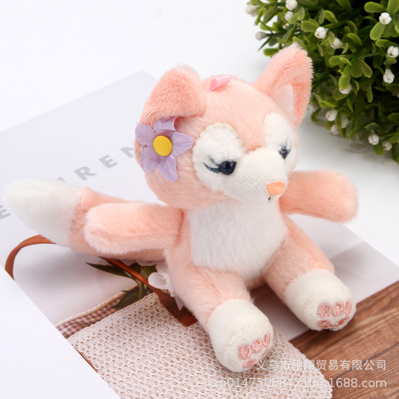 网红可爱玲娜贝儿尔小狐狸毛绒玩具小号迷你琳娜贝尔烘焙摆件现货