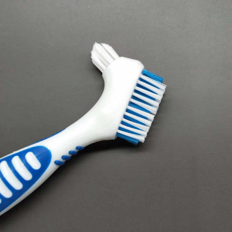 假牙牙刷清洁清洗刷双面义齿刷隐形牙套正畸保持器除垢刷1支装