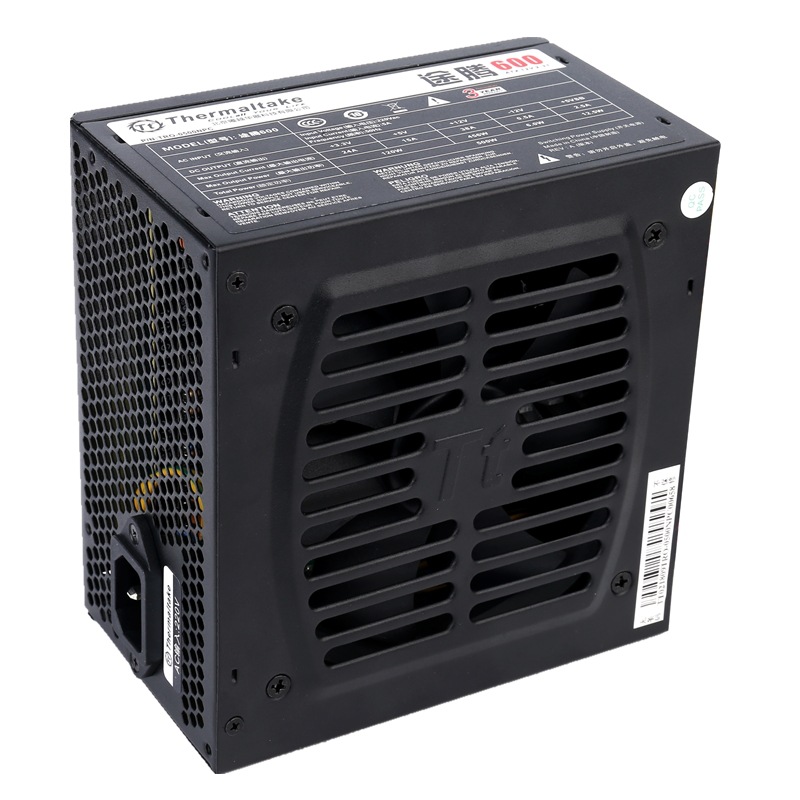 tt途腾600额定500w台式机电脑atx电源宽幅静音主动式电竞游戏电源