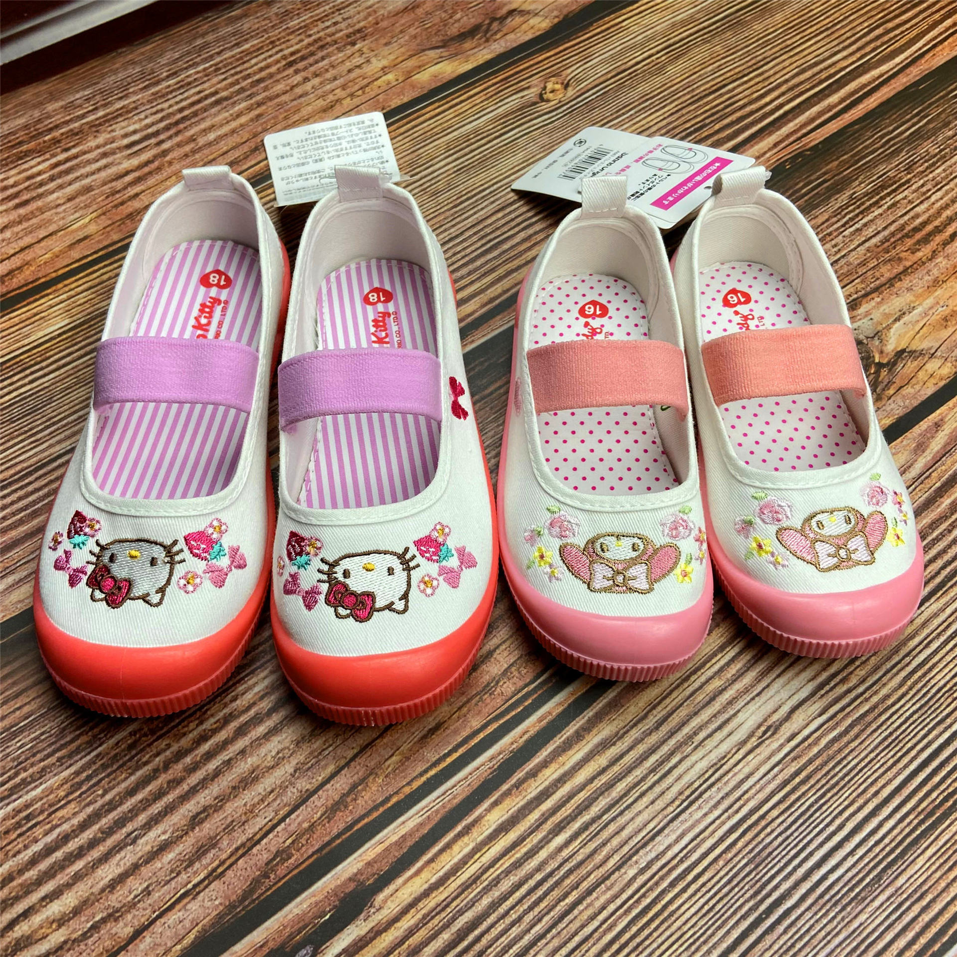 儿童帆布鞋软底幼儿园男女童布鞋宝宝室内鞋学步鞋一脚蹬板鞋