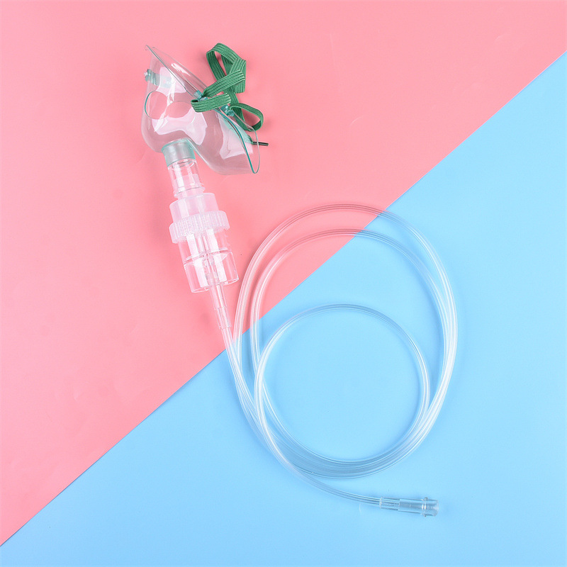 华冠医用氧气雾化面罩家用儿童老人氧气面罩可雾化吸氧面罩批发