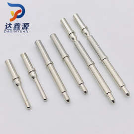 护套母孔铜针插针汽车连接器1.56压线端子钢套公母铜铜端子德驰