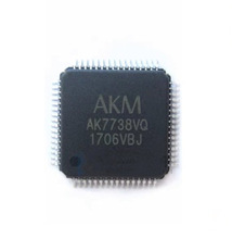 正品 AK7738VQ-L AK7738VQ AK7738 QFP64 DSP立体声编解码器芯片