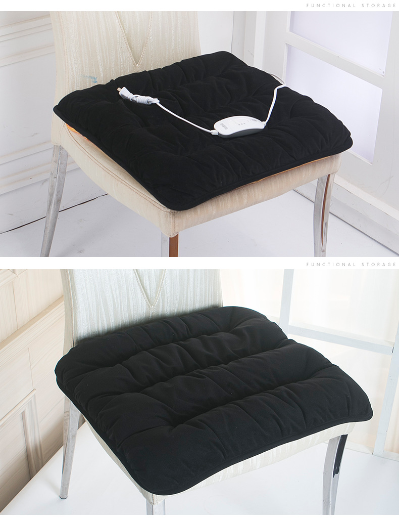 可拆洗电热垫坐垫办公室加热坐垫小电热毯发热椅垫电褥子插电220v