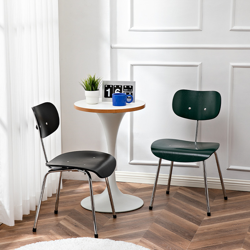 北欧网红椅子简约餐厅休闲靠背餐椅黑色小吃甜品店餐桌凳子-阿里巴巴