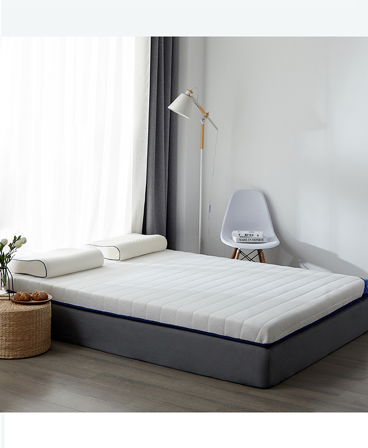 乳胶床垫家用睡垫席梦思压花海绵床垫子1.5m学生宿舍单双人软硬垫