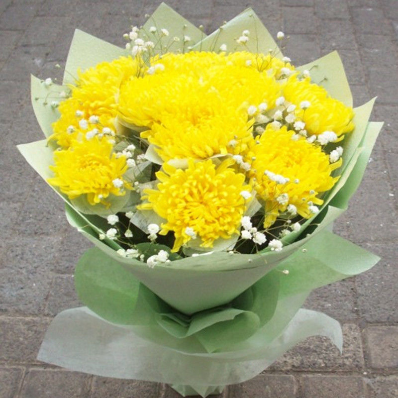 清明节菊花花束鲜花速递同城深圳合肥北京上海扫墓吊唁祭奠祭祖花