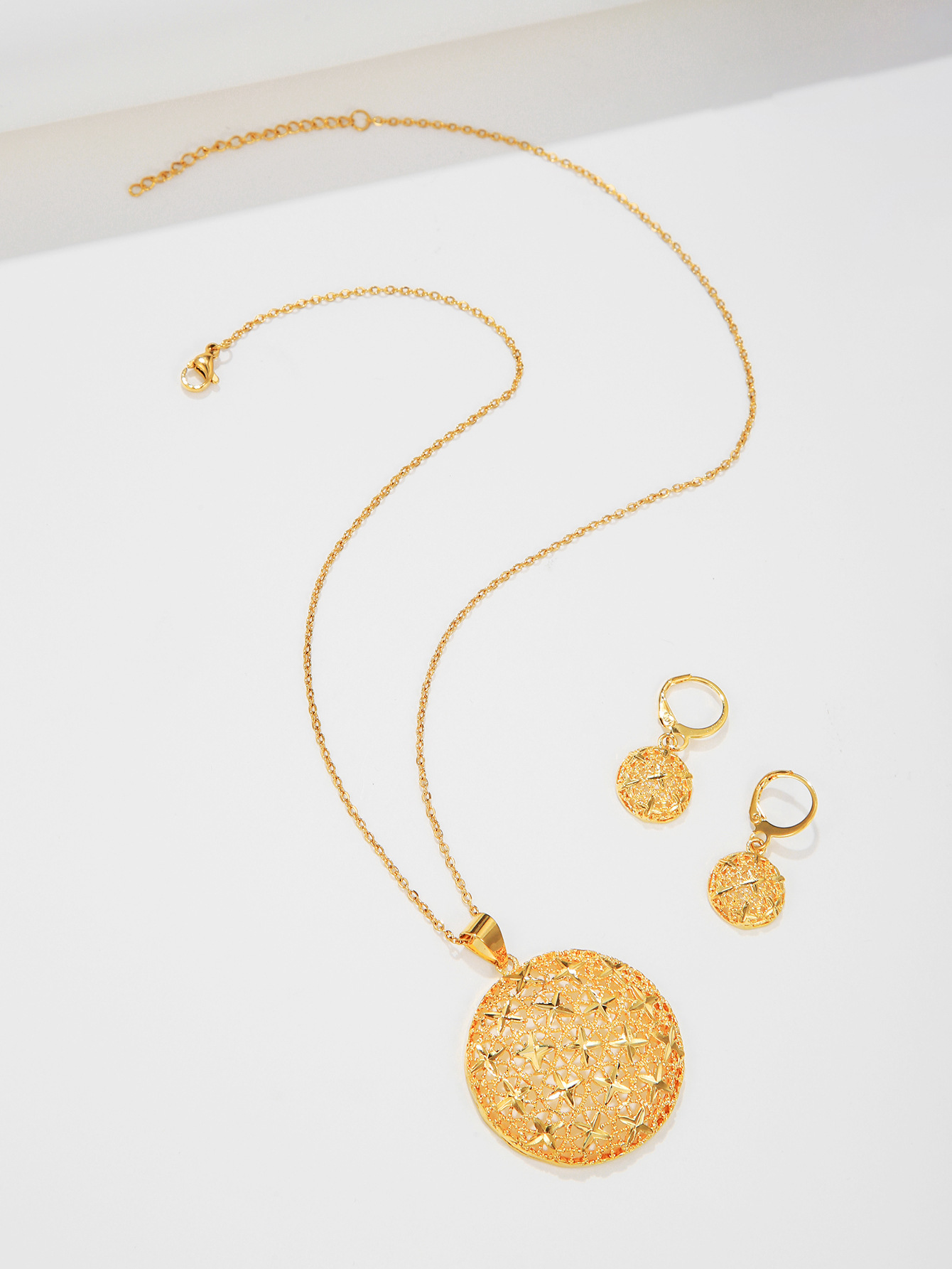 新款首饰套装 项链女 轻奢吊坠颈链 小众设计简约 跨境饰品-阿里巴巴