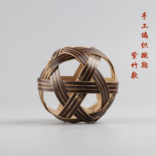 竹编制品工艺品蹴鞠球成品空竹球手工编织球支持古代足球道具
