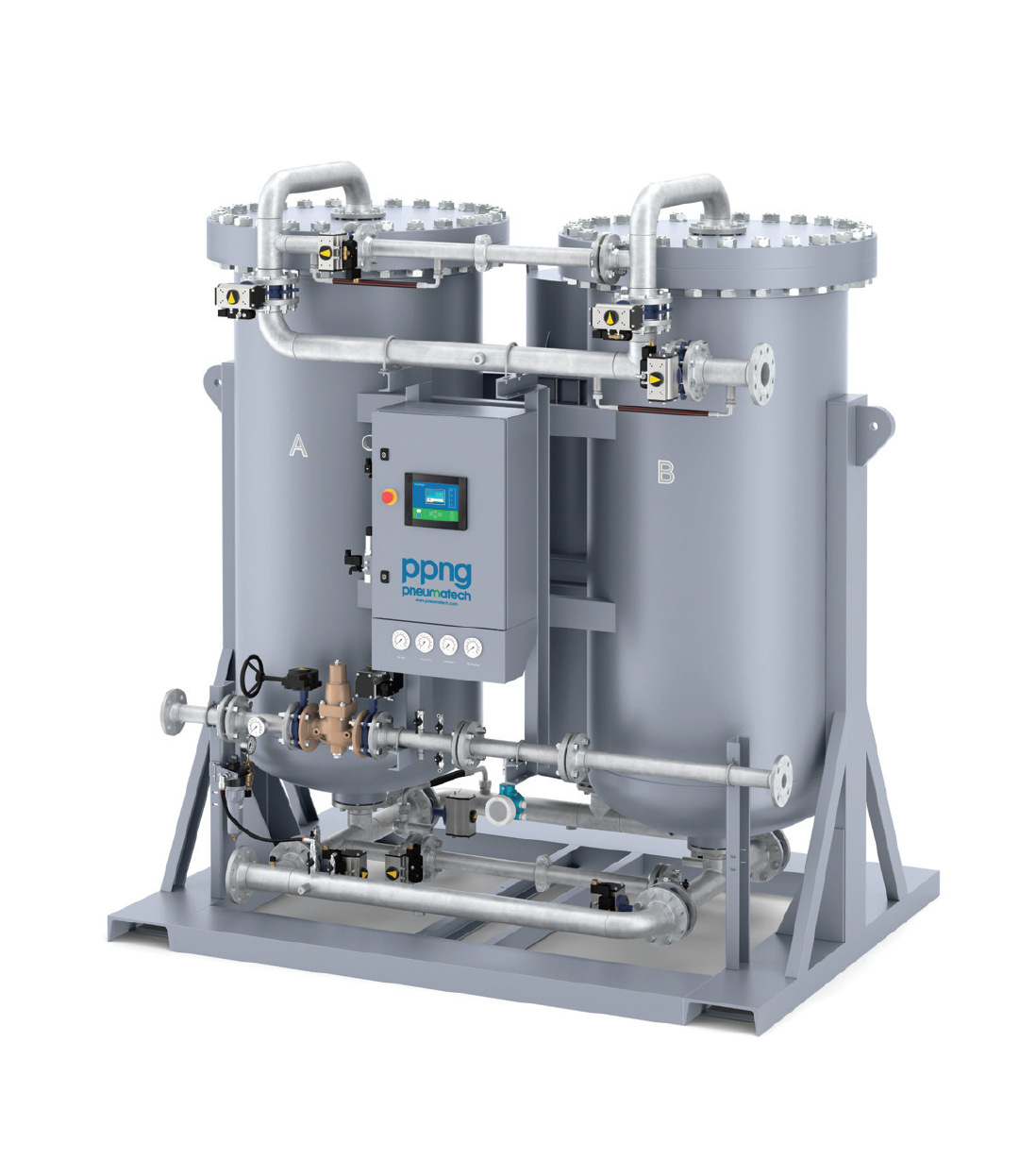 鼓风零气耗吸附式干燥机压缩热吸附式干燥机变压吸附制氮机高压