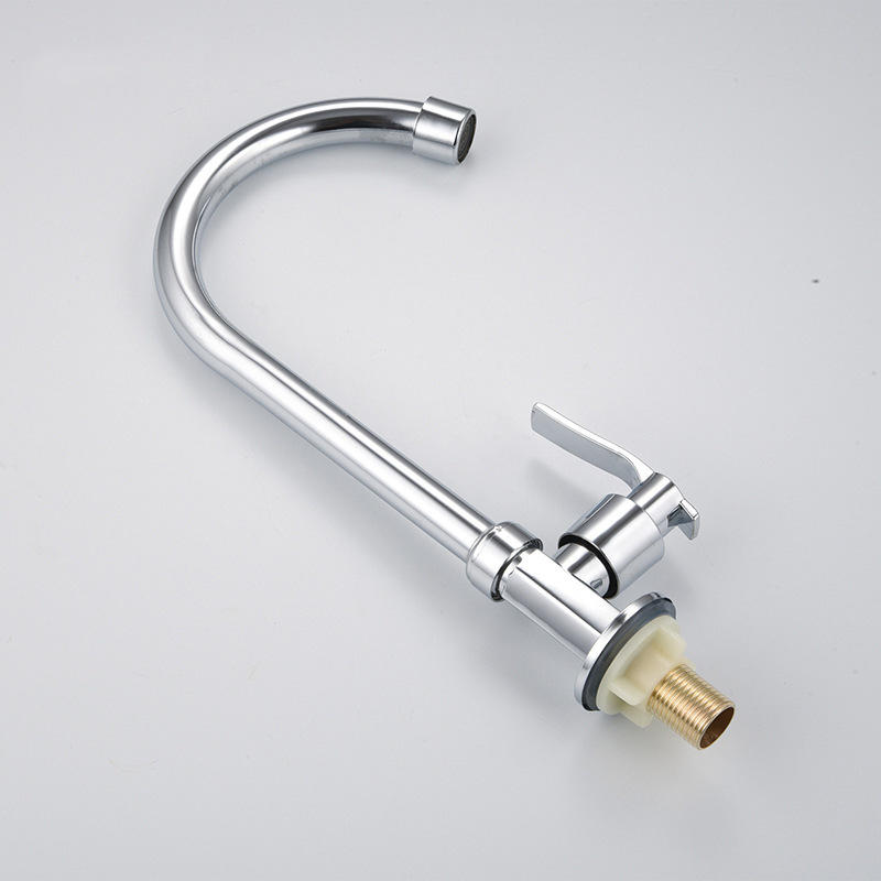 定制锌合金六角立式单冷快开水龙头厨房龙头洗菜盆龙头卫浴厂家