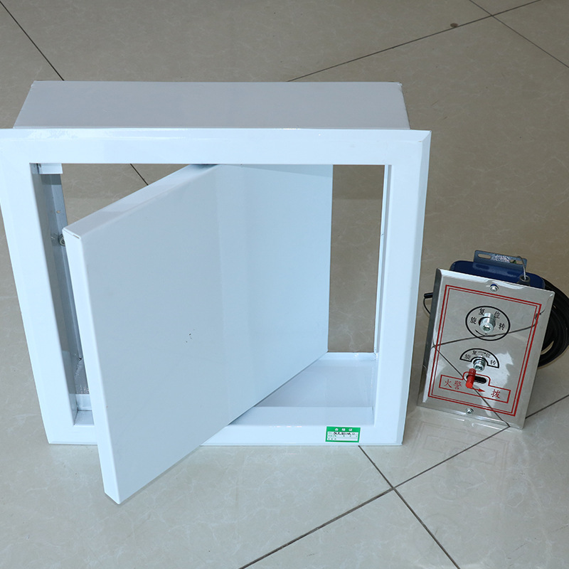 400×400板式排烟风口 消防板式排烟口 远控电动多叶排烟口防火阀