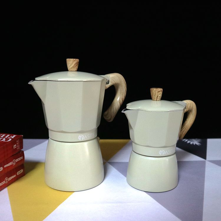 经典意式咖啡壶八角铝制摩卡壶浓缩咖啡现磨咖啡机煮咖啡摩卡美式