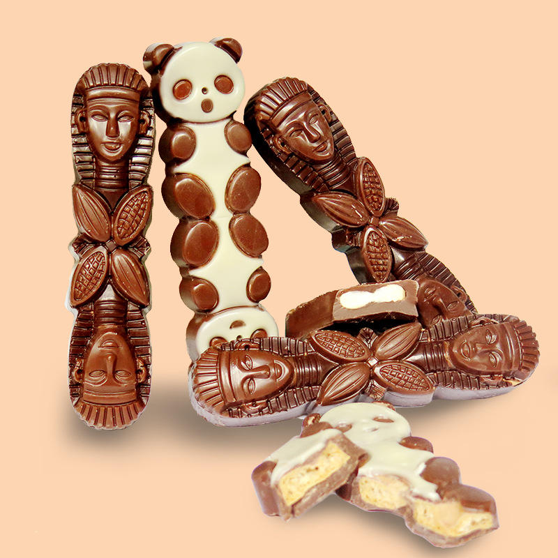 巧克力纯可可脂黑巧混合棒条状os棒装饰diy女神大熊猫巧克力
