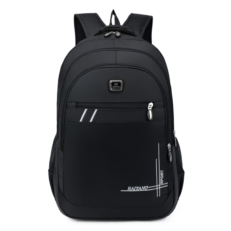 Cross-Border Supply Men's Large Capacity Backpack Casual Business Computer Backpack High School Student Bag Travel Backpack