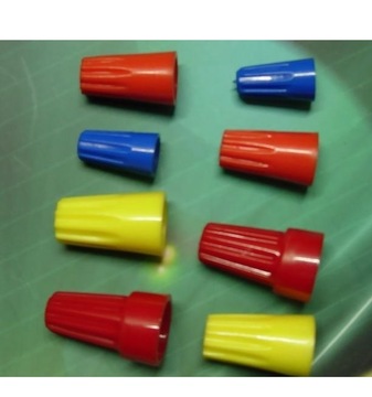 sp螺旋式塑料压线帽快速接线闭端子旋钮式pp塑料接线帽