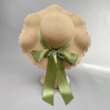 帽子夏凉帽子草帽可折叠儿童女童太阳帽防晒遮阳帽女款沙滩帽