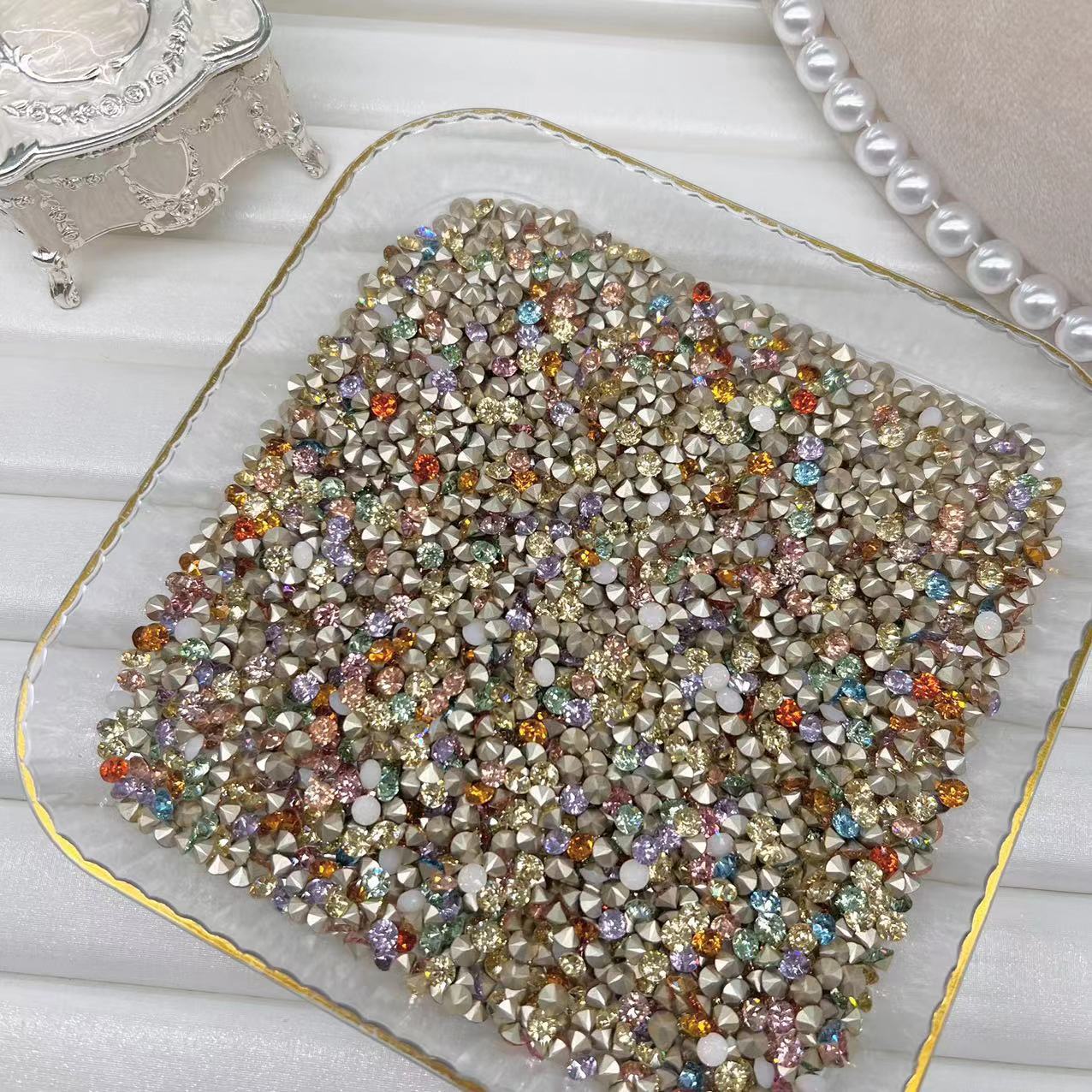 5mm Shiyue Surface 33 Cut Surface Nail Beauty Rhinestone Ornaments Shoes Clothing Coat and Cap Bag Jewelry Accessories