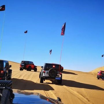 外警示牧马人天线伸缩杆载救援旗杆沙漠越野车风引导旗车-阿里巴巴