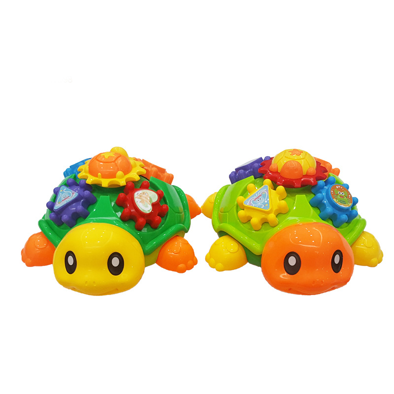 推推乐乌龟玩具儿童手推飞机跨境热供男孩女孩宝宝学步手推车玩具