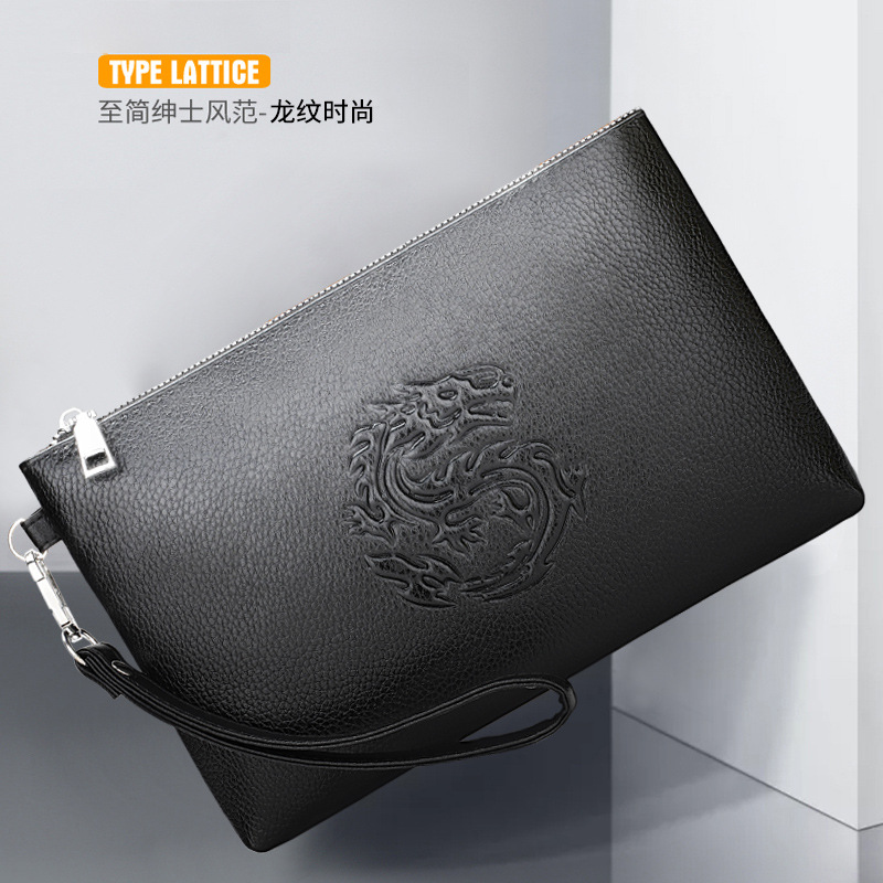 Men's Clutch 2022 New Fashion Envelope Business Commute Trendy Clutch Clutch Purse Men's Wallet