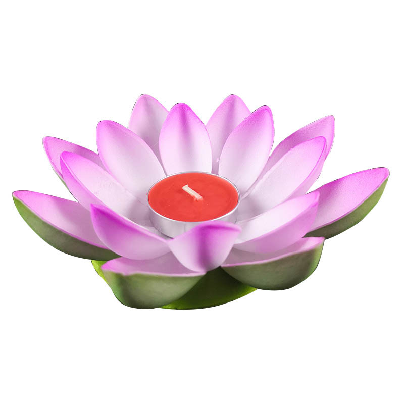 许愿莲花灯蜡烛荷花灯水灯中元节中秋节祈福灯12cm至28cm工厂现货