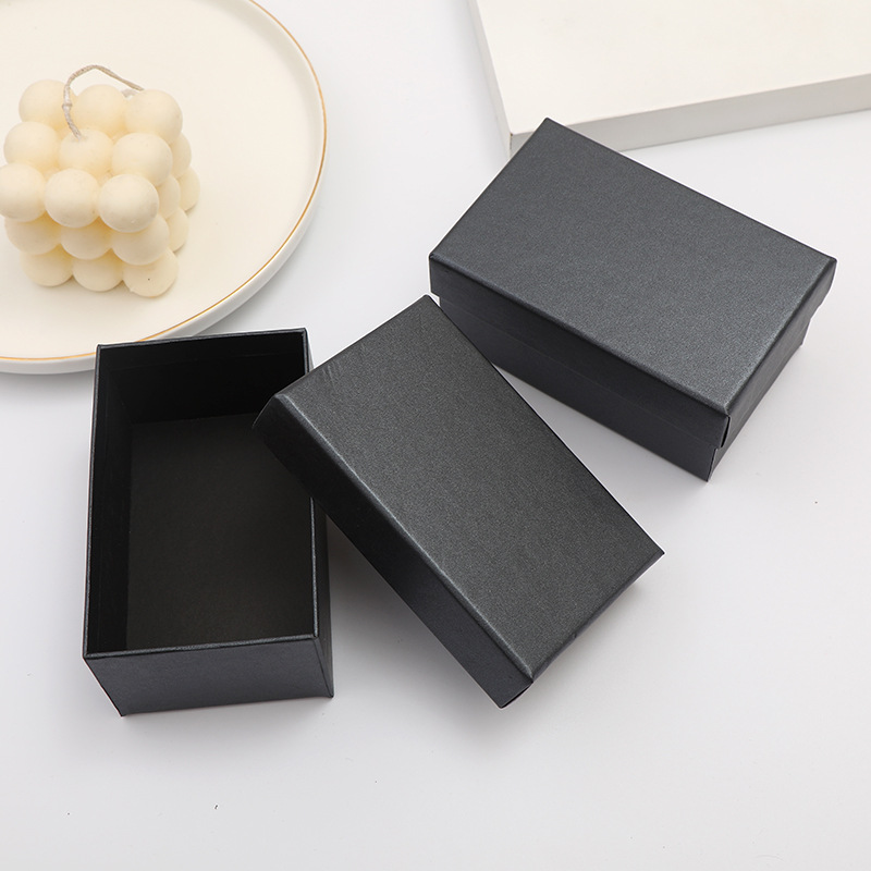 Factory in Stock Lot Art Paper Jewelry Box Jewelry Box Rings Ear Studs Bracelet Bag Jewelry Box