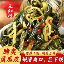 三知情脆爽黄瓜皮腌黄瓜泡菜下饭菜下饭咸菜瓶装脆嫩小黄瓜什锦菜