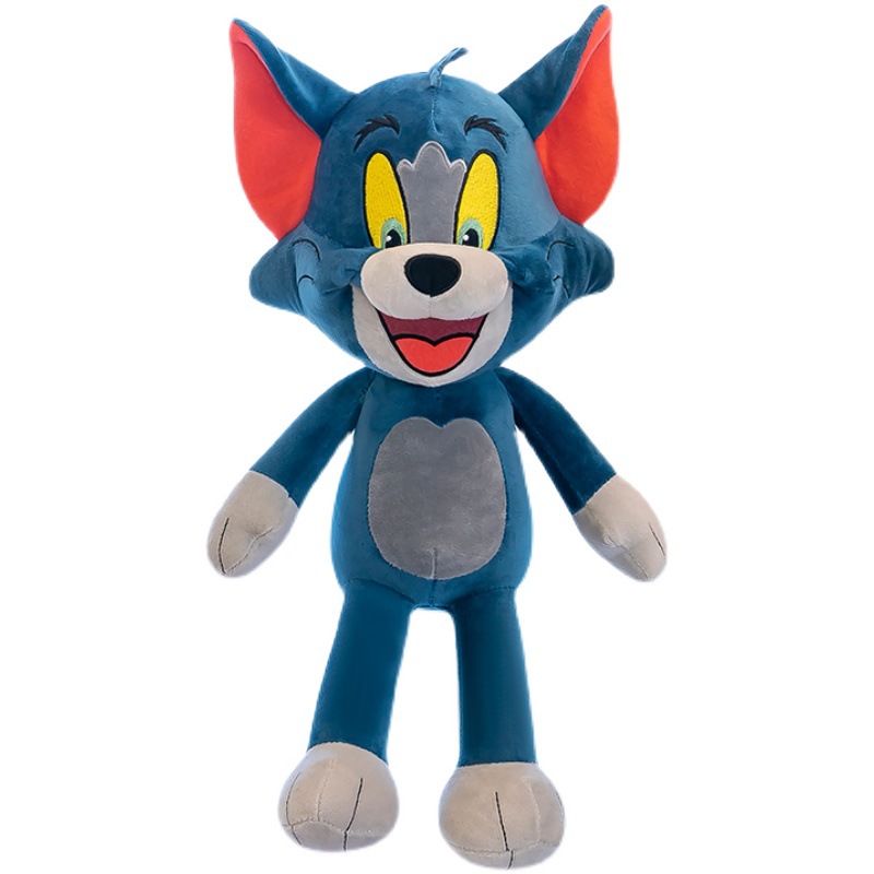 Cross-Border Cat and Mouse Doll Talking Tom Cat Doll Jerry Mouse Plush Toy Children's Gift Competitive Factory Wholesale