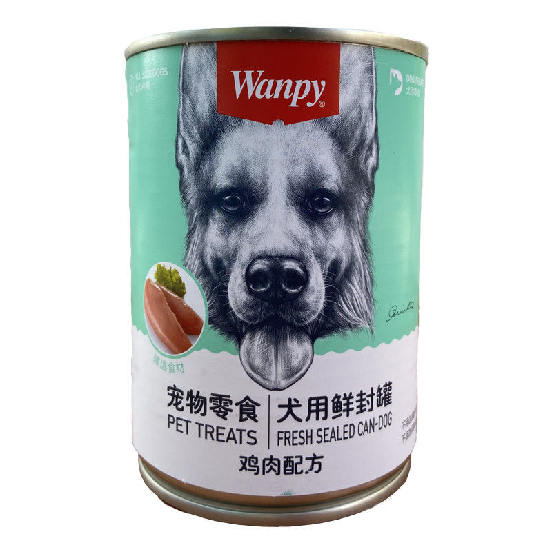 顽皮狗罐头375g*6罐湿粮成犬训狗狗零食泰迪牛肉鸡肉蔬菜狗粮拌饭