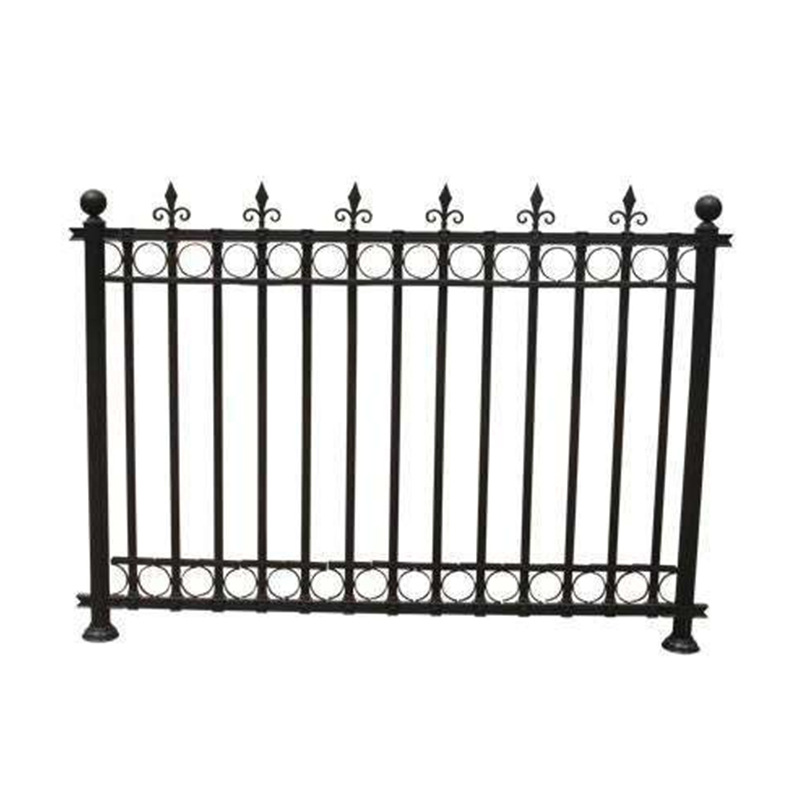 小区学校围墙护栏铁艺围栏户外隔离栅栏别墅庭院防护栏杆锌钢护栏