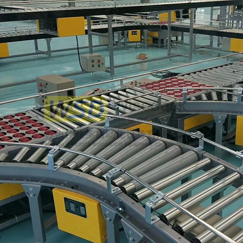 全自动物流分拣输送设备输送系统&分拣系统电商仓库输送分拣系统