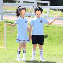 幼儿园园服夏装短袖学院风韩版儿童毕业服夏季班服套装小学生校服