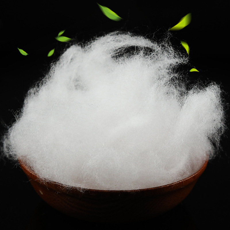 工厂批发珍珠棉填充棉高弹pp棉填充丝绵羽绒蓬松抱枕芯玩偶公仔棉