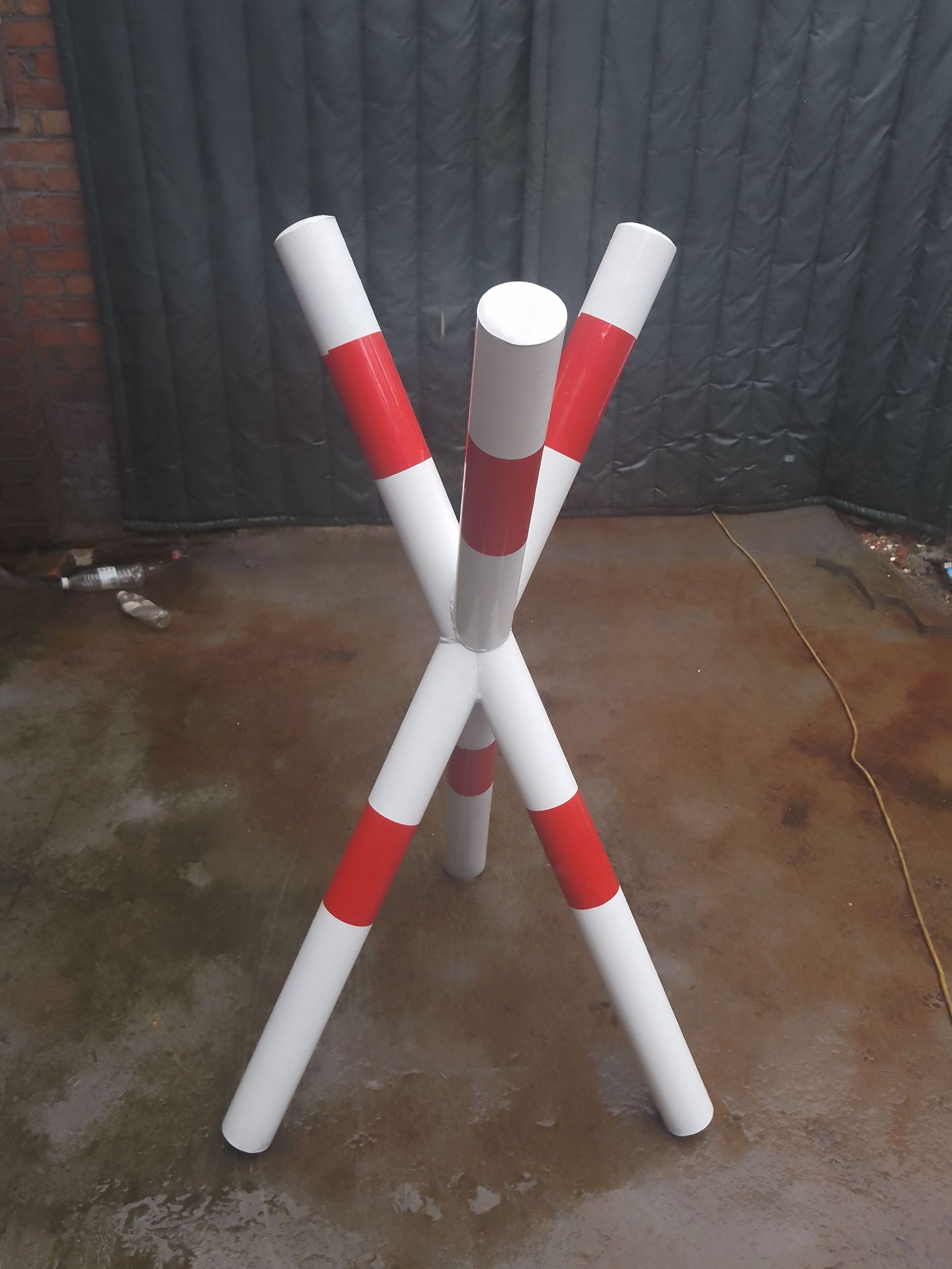 米字型可移动拒马护栏小区学校部队机关门口防撞击拒马路障防护栏