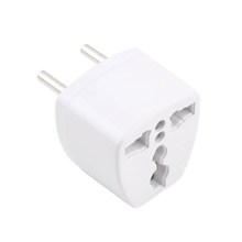 Universal AU UK US To EU AC Power Plug Adapter Adaptor跨境专